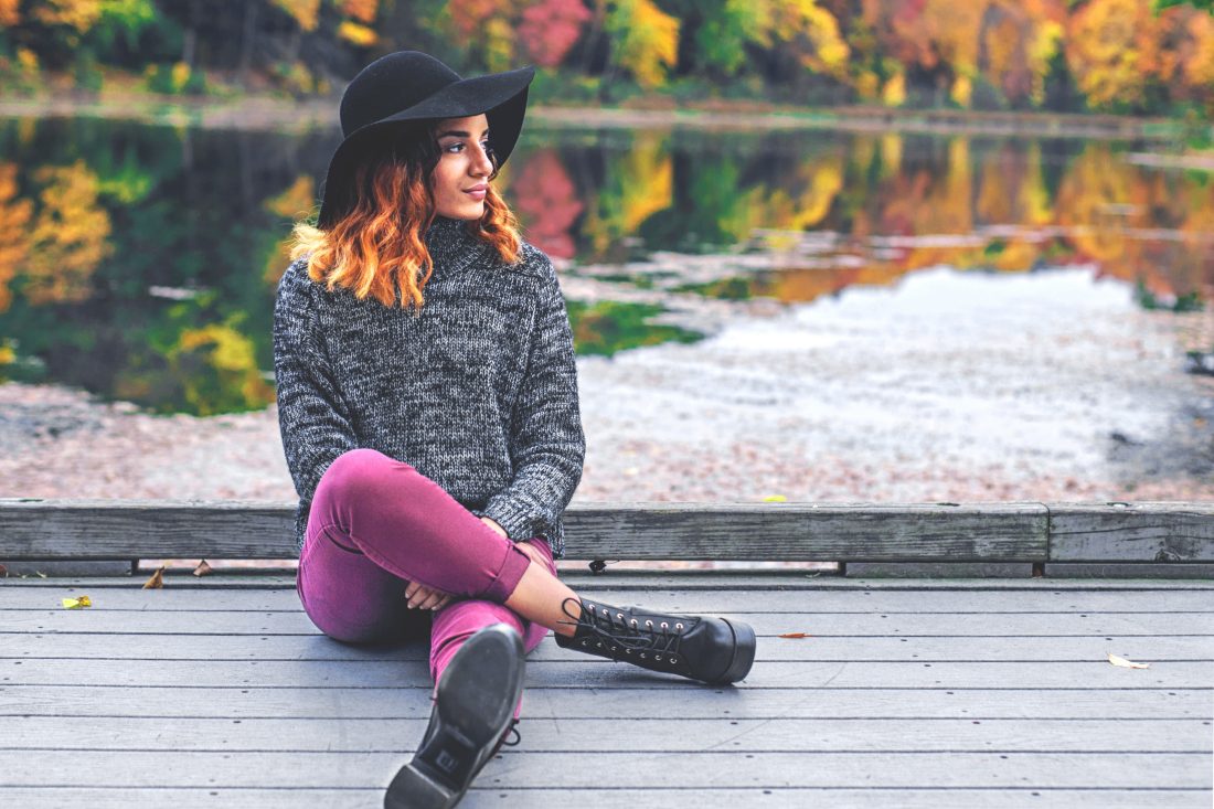 Free photo of Woman in Autumn Hat