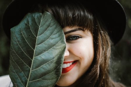 Woman’s Face with Smile Free Stock Photo