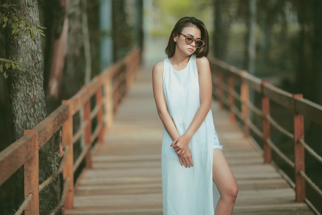 Free photo of Woman in White Dress