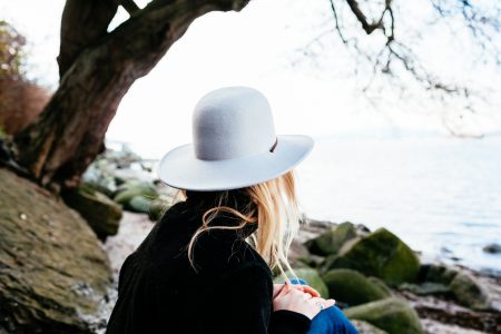 Woman Wearing White Hat Free Stock Photo