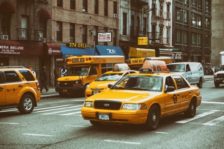 Yellow Traffic, NYC Free Stock Photo