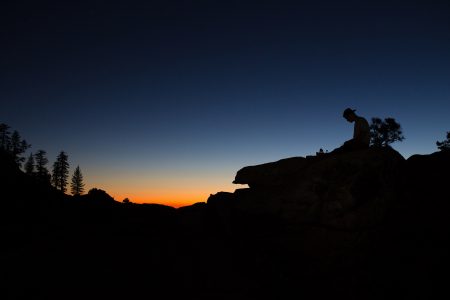 Yosemite Silhouette Free Stock Photo