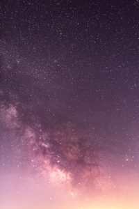 Vibrant Milky Way Galaxy Free Stock Photo