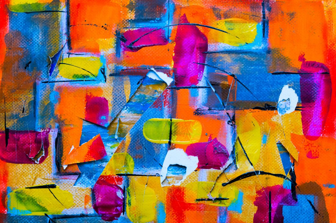 Free photo of Colorful Abstract Painting
