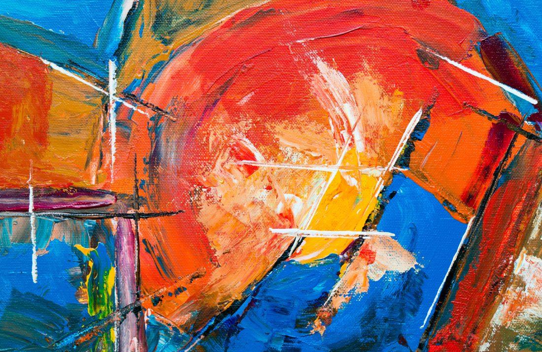 Free photo of Colorful Abstract Painting