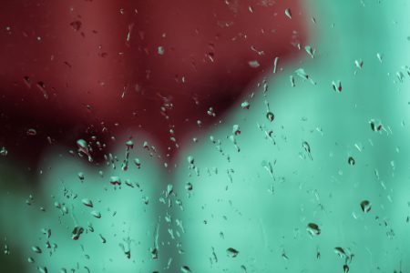 Rain on Window Free Stock Photo