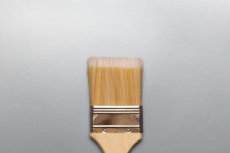 Paint Brush Top View Free Stock Photo