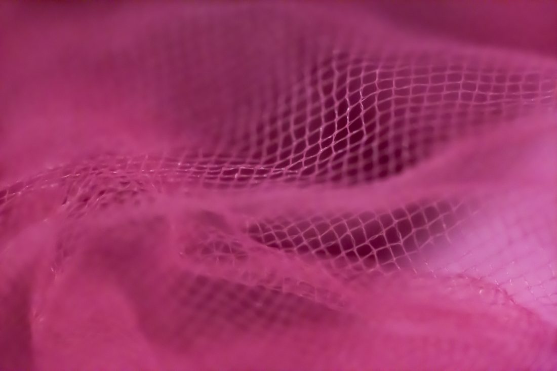 Free photo of Pink Mesh Fabric