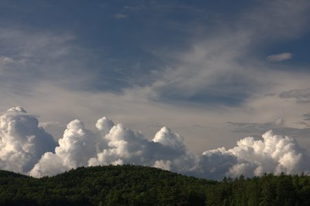 Clouds Over Mountains Free Stock Photo
