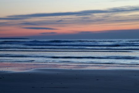 Pastel Ocean Sunset Free Stock Photo