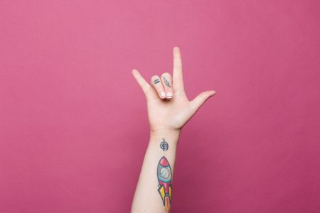 Sign Language For Love Free Stock Photo