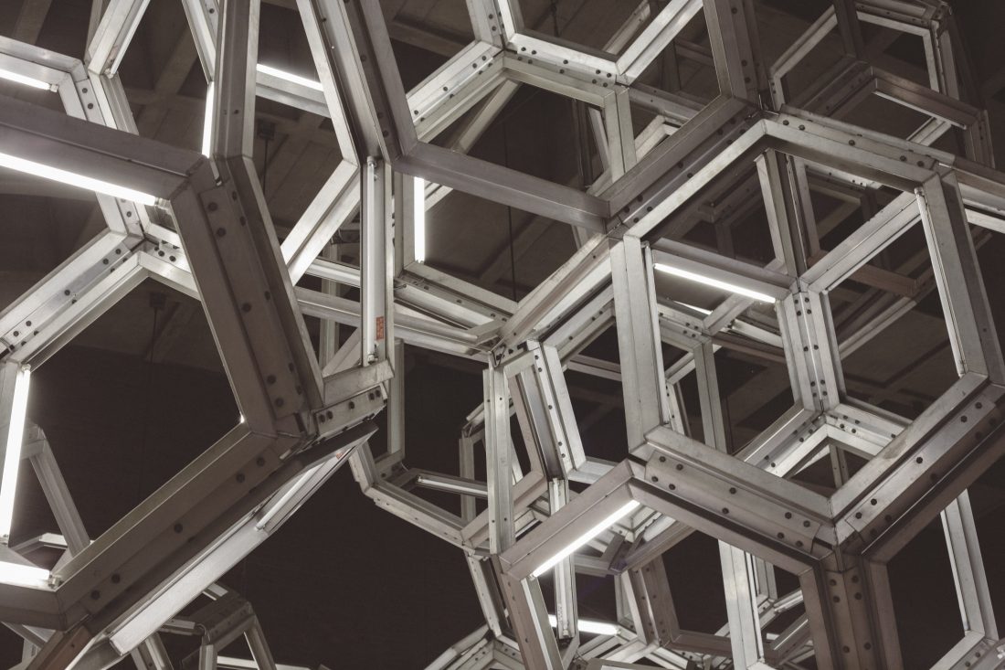 Free photo of Geometric Industrial Architecture
