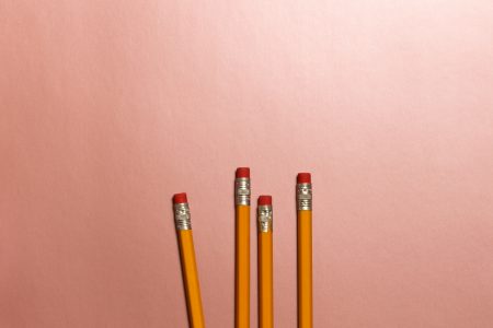 Pencils Flatlay Free Stock Photo