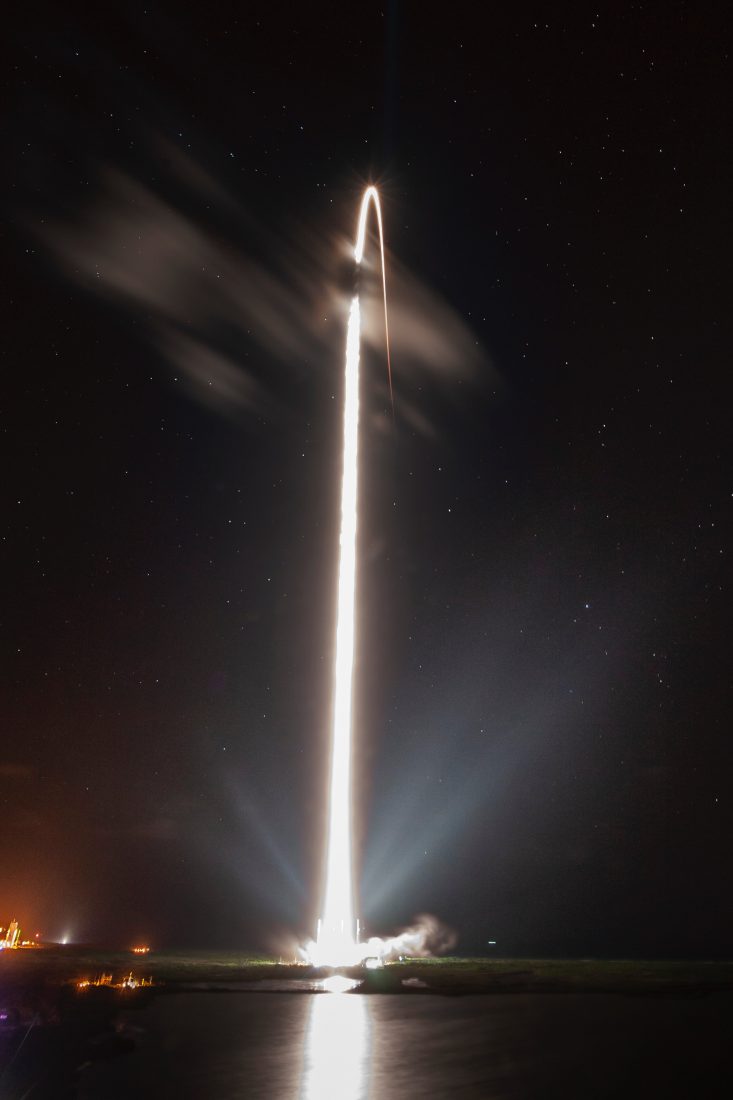 Free photo of Space Rocket at Night