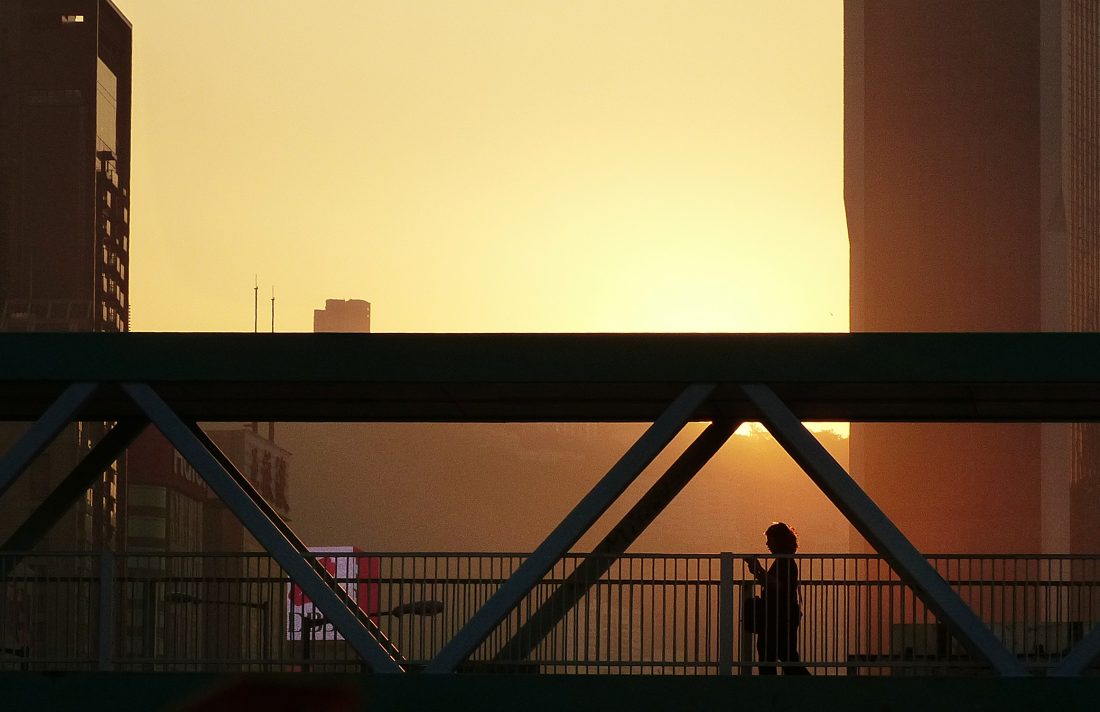 Free photo of Bridge City Silhouette