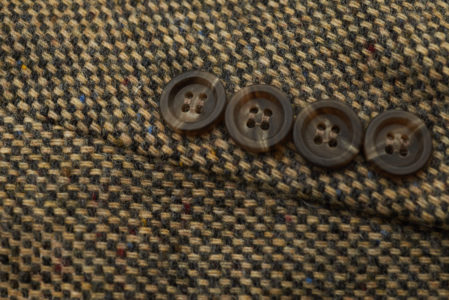 Tweed Suit Buttons Free Stock Photo