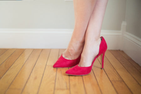 Woman Red Heels Free Stock Photo