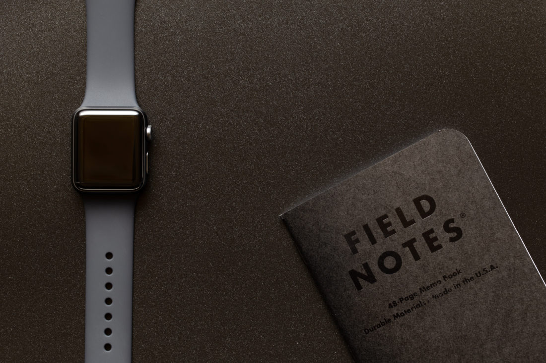 Free photo of Watch and Notebook